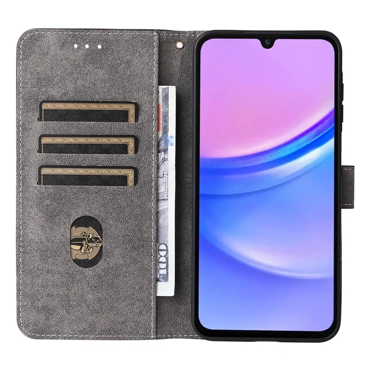 Für Samsung Galaxy A16 5G / A16 4G Wallet Case RFID Blocking PU Leder Cover Stand View - Schwarz