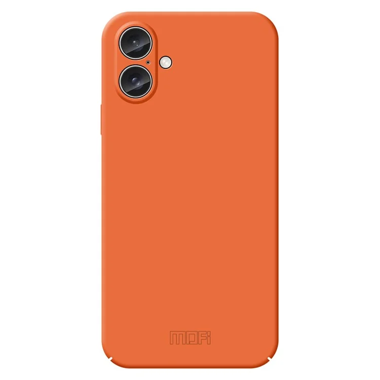 MOFI JK Qin Series Pour Iphone 16 Plus Case Tpu + Acrylique Téléphone Cover Skin Touch Fent - Orange