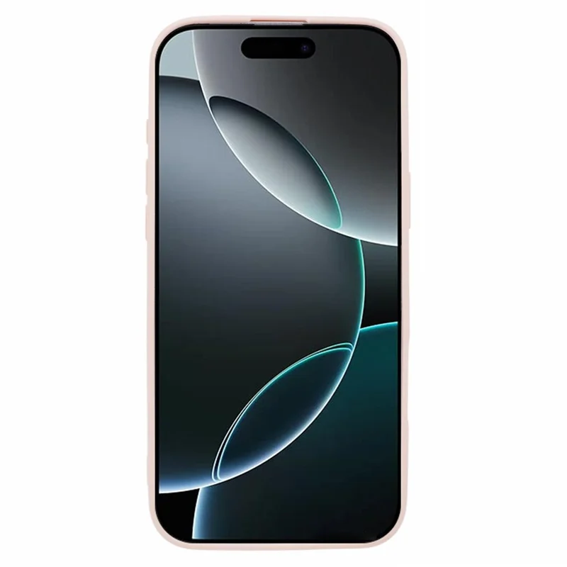 For iPhone 16 Pro Max Case Precise Cut-Outs Straight Edge TPU Shockproof Phone Cover - Pink