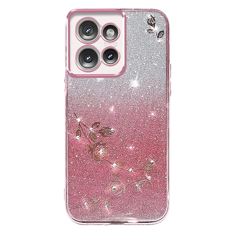 Kadem Для Motorola Edge 50 5G Case Cash Patter - Розовое Золото