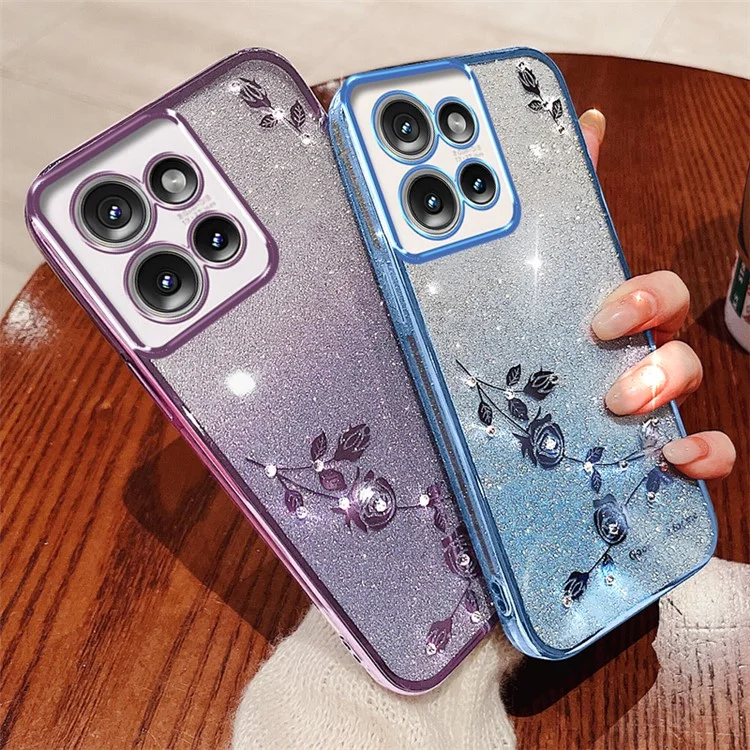 Kadem Для Motorola Edge 50 5G Case Cash Patter - Розовое Золото
