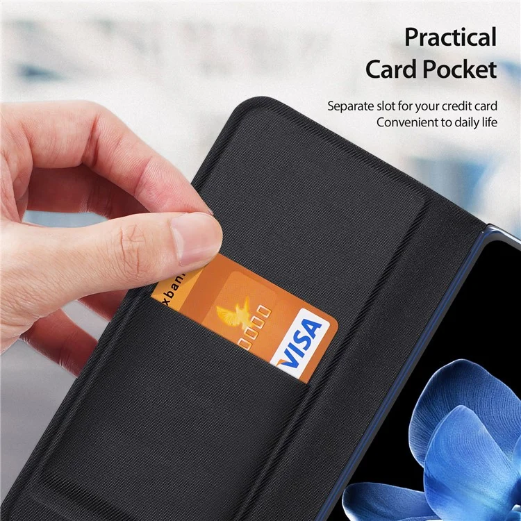 Dux Ducis Fitt Series Pour Xiaomi Mix Fold 4 5G Courture de Téléphone Cass - Noir