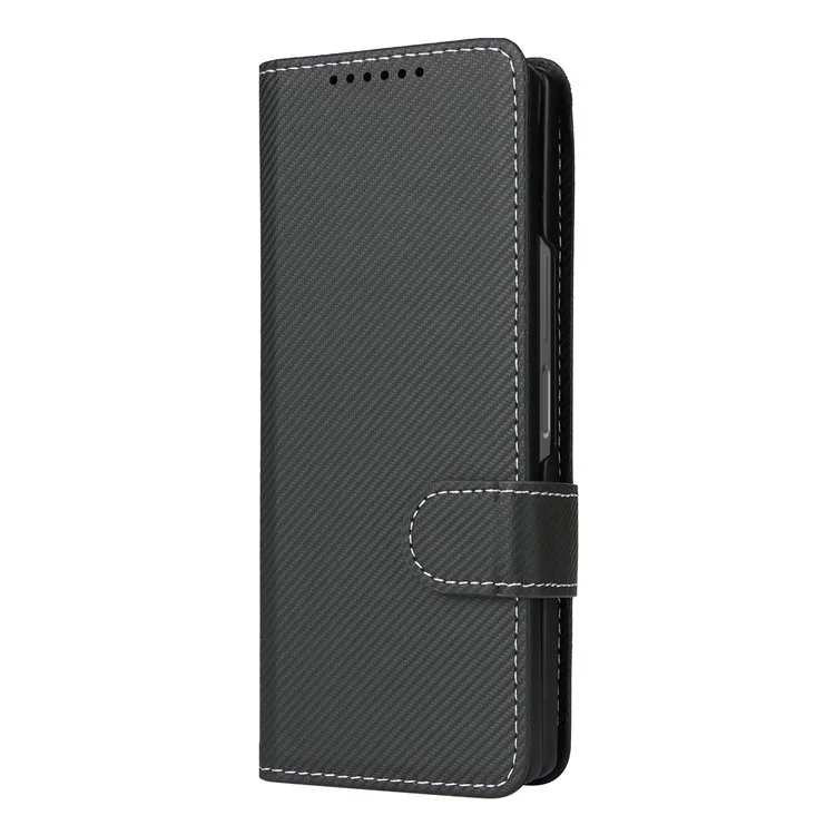 Per Samsung Galaxy Z Fold6 5G Case in Fibra di Carbonio PU Redulle Pullotto Pullotto Casa - Verde