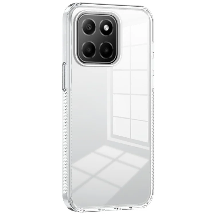 Para Honra X6 4G Caso Claro Capa TPU PC Anti-Slip Prova à Prova de Gotas - Transparente