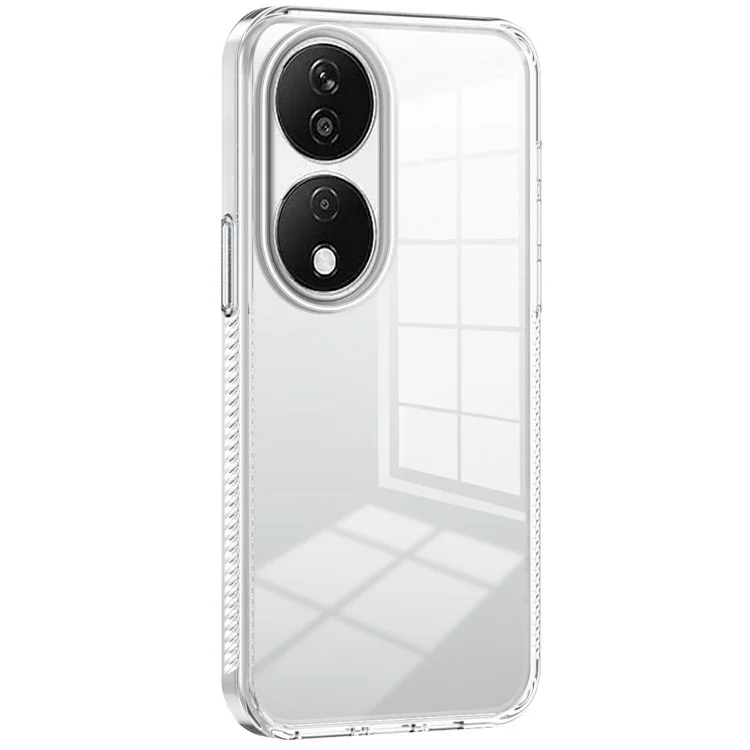 Для Honor X7b 4G Clear Chase Case TPU пк Против Slip Drop-rap-apple - Прозрачный