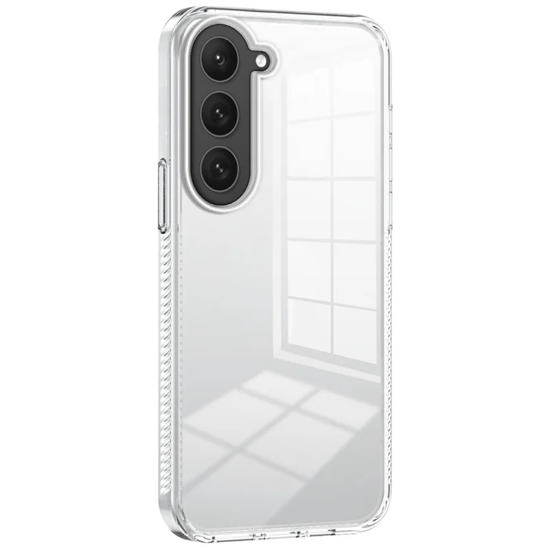 Для Samsung Galaxy S23 Clear Phone Case TPU PC Antiplip Drop-защищенная Задняя Крышка - Прозрачный