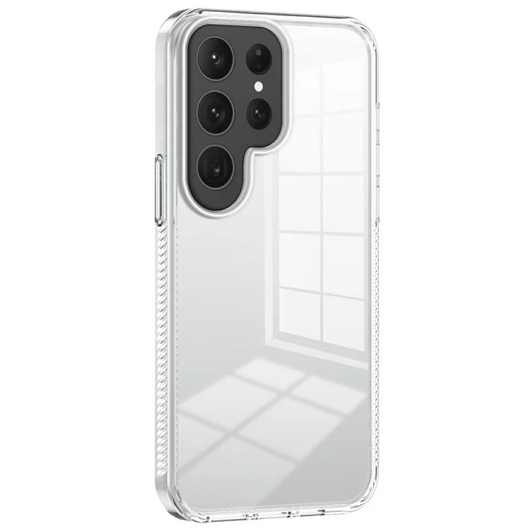 Für Samsung Galaxy S23 Ultra Clear Phone Case TPU PC Anti-schlupf-drop-proof-rückzugabdeckung - Transparent