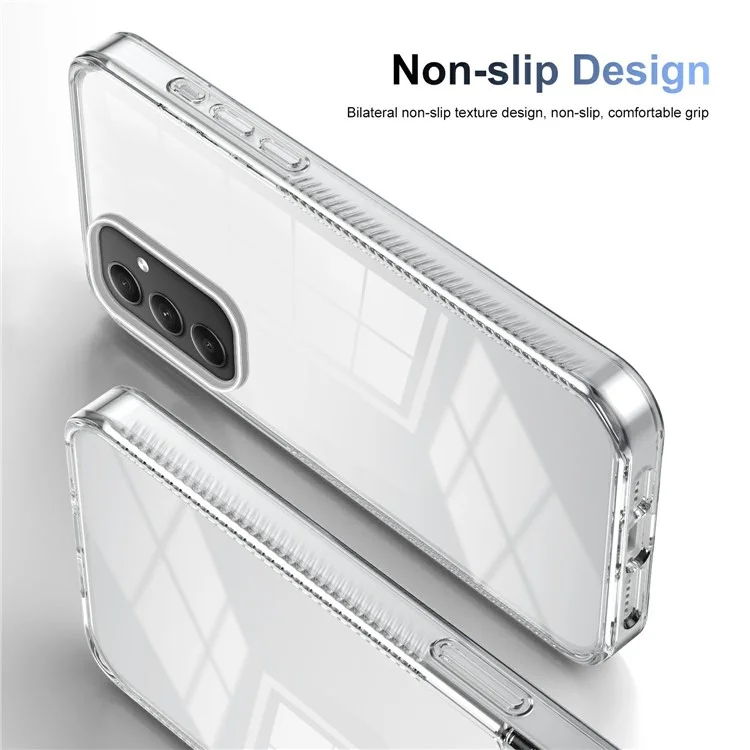 Per Samsung Galaxy A35 5G Clear Case Clear TPU PC Anti-slip Drop-a Prova di Cover - Trasparente