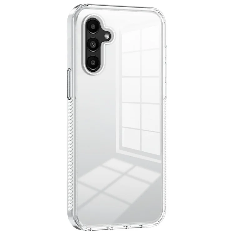 Forsamsung Galaxy A15 4G / 5G Clear Phone Case TPU PC PC Anti-slip Track Back Court - Transparent