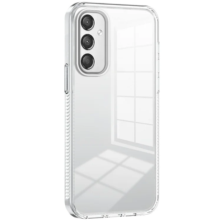 Pour Samsung Galaxy A25 5G (Global) (161,0 x 76,5 x 8,3 mm) Clear Phone Case TPU PC Anti-Slip Drop-Proof Back Cover - Transparent