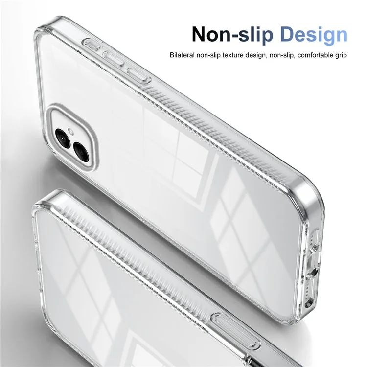 Per Samsung Galaxy A05 4G Clear Case Clear TPU PC Anti-slip Drop-a Prova di Cover - Trasparente