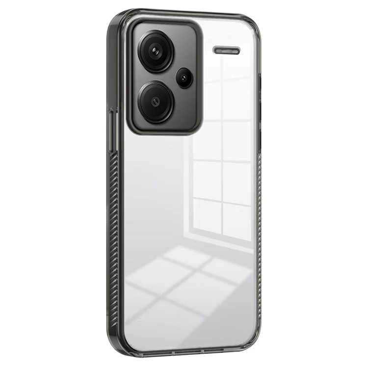 Pour Xiaomi Redmi Note 13 Pro + 5G Clear Telephone Case TPU PC Anti-slip Couverture de Back-sortoh - Noir