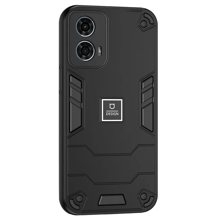 Pour Motorola Moto G24 Power Case PC+TPU à l'épreuve des chutes - Housse de protection pour téléphone - Noir