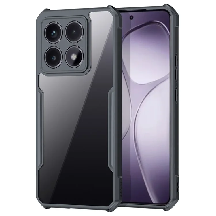 XUNDD For Xiaomi 14T Case Dropproof TPU + Acrylic Clear Back Phone Cover