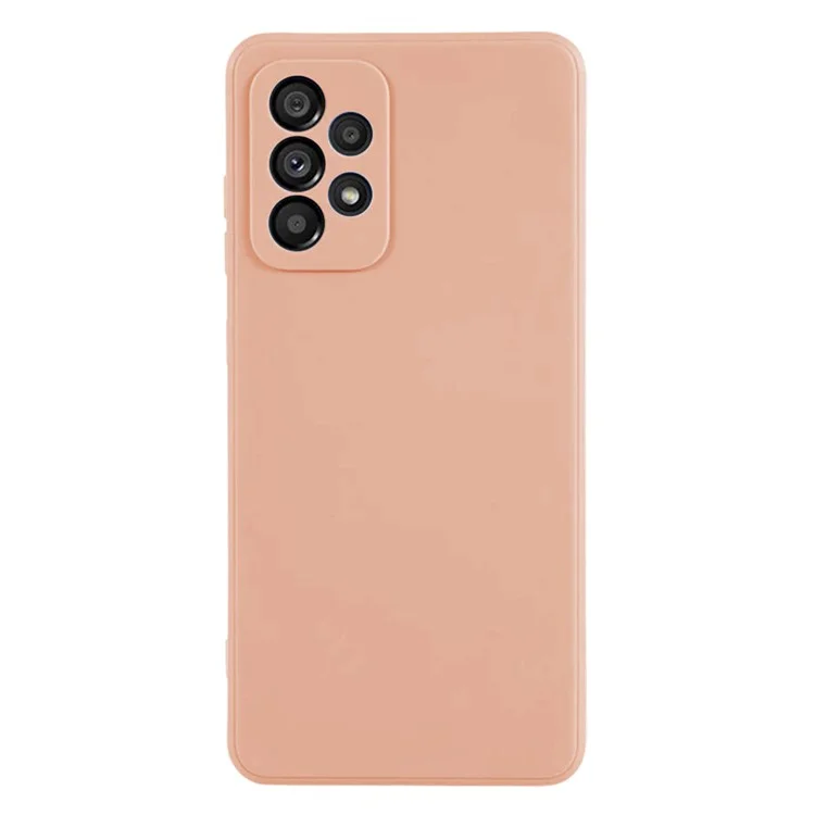KALEBOL KLB-TPU003 For Samsung Galaxy A53 5G Case Anti-Scratch Solid Color TPU Phone Cover - Pink