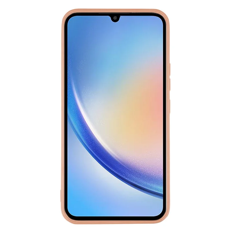 Kalelbol KLB-TPU003 Para Samsung Galaxy A34 Case 5G Color Sólido Anti-Scratch TPU TPU Cubierta - Rosa