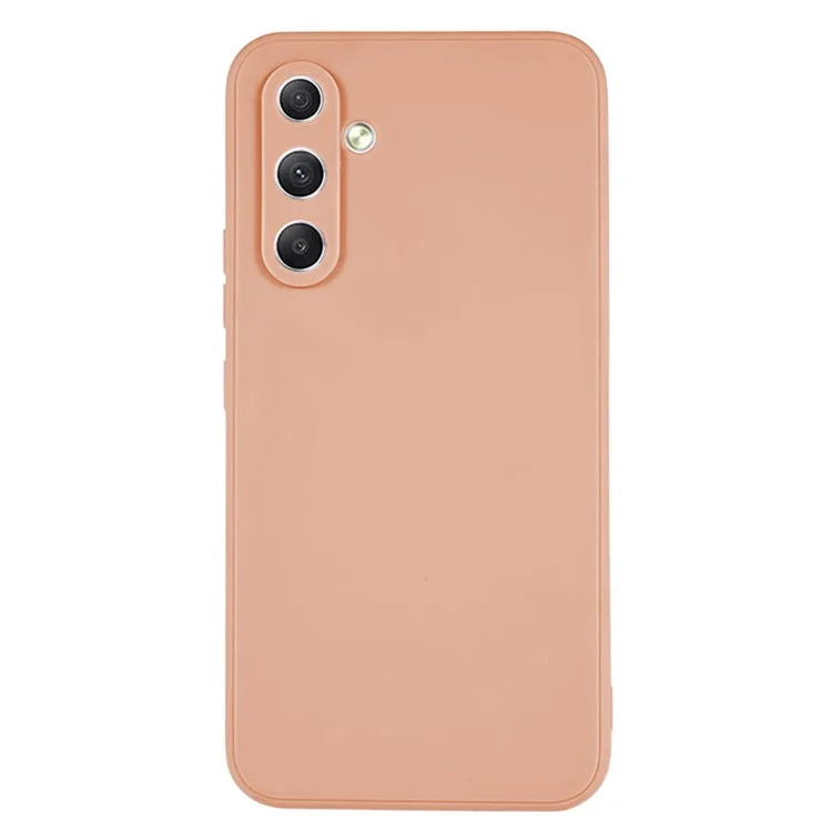Kalebol KLB-TPU003 Pour Samsung Galaxy A24 4G (162.1 x 77,6 x 8,3 Mm) / Couverture de Téléphone TPU à Couleur Unie Anti-rayon de Boîtier 5G - Rose
