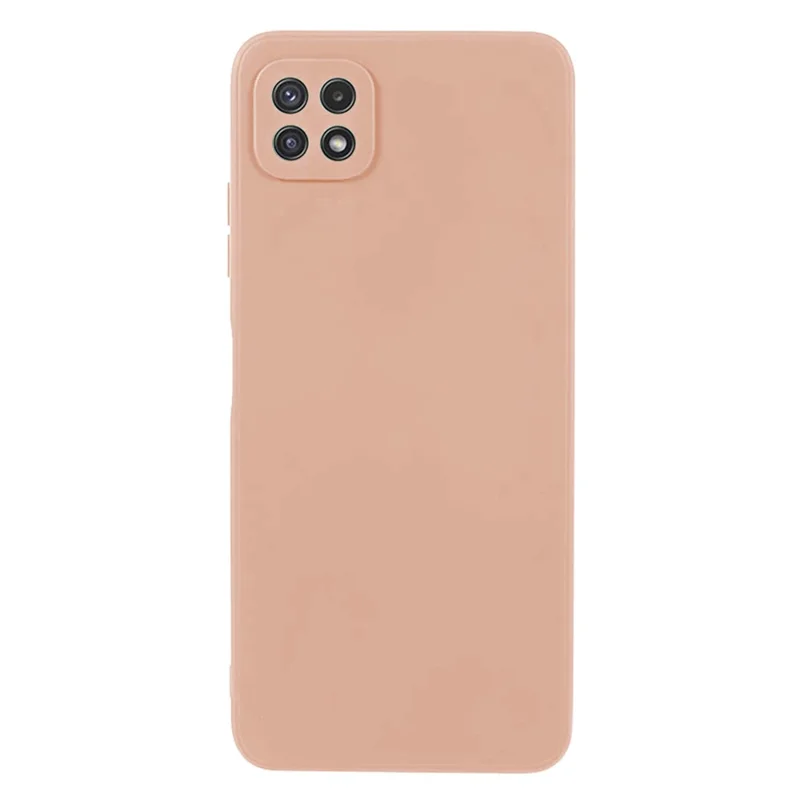 Kalebol KLB-TPU003 Для Samsung Galaxy A22 5G (EU) / (сша) Case Anti-Scratch Solid Color TPU Copt Phone - Розовый