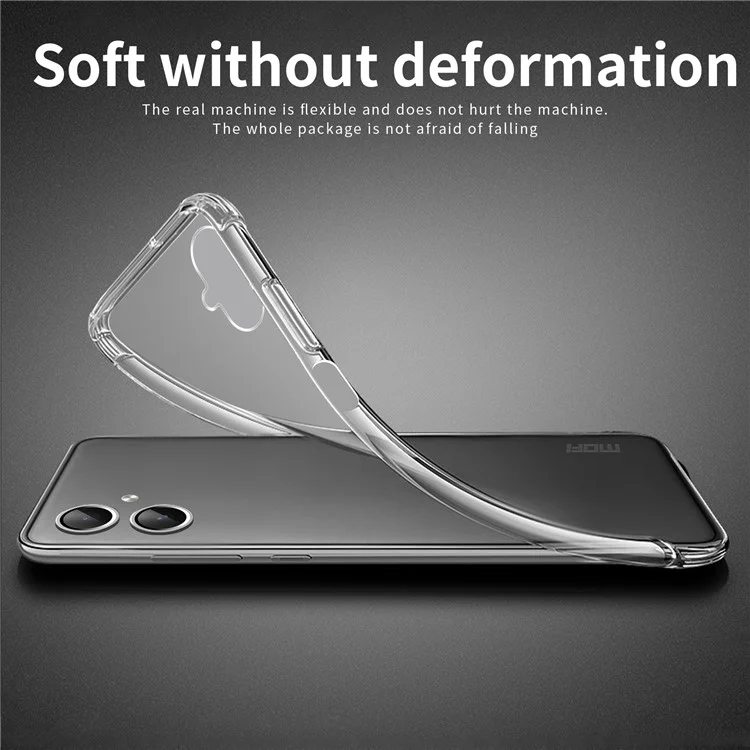 MOFI Para Capa Galaxy A06 da Samsung Anti-Arranhões Capa Suave de TPU Transparente