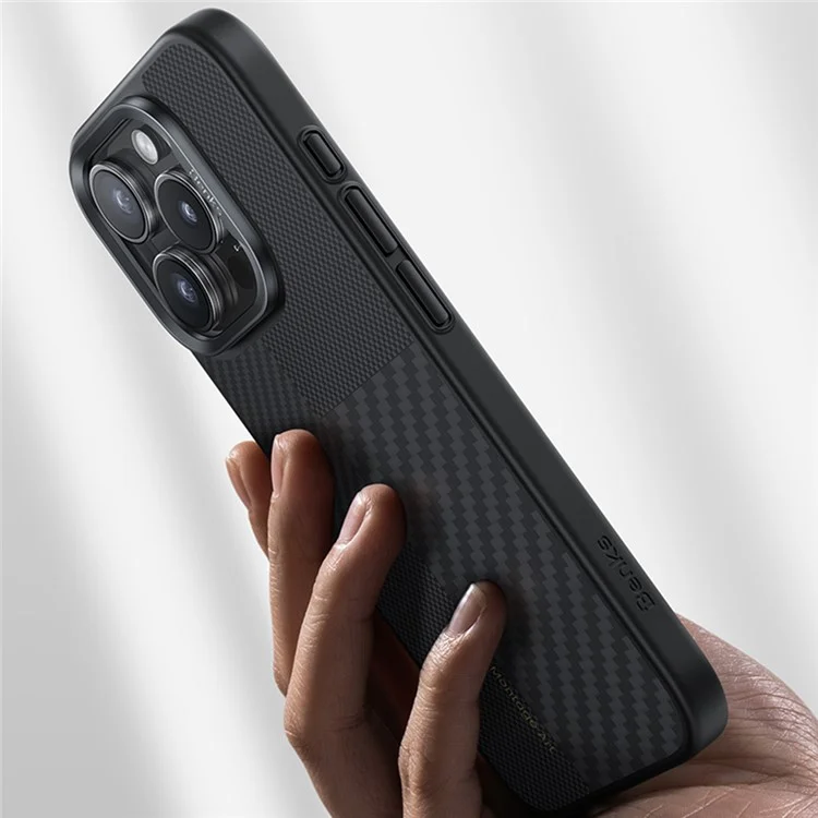 BENKS per iPhone 16 Pro Max Custodia Magnetica in Fibra di Kevlar Aramidica+Custodia Telefonica TPU