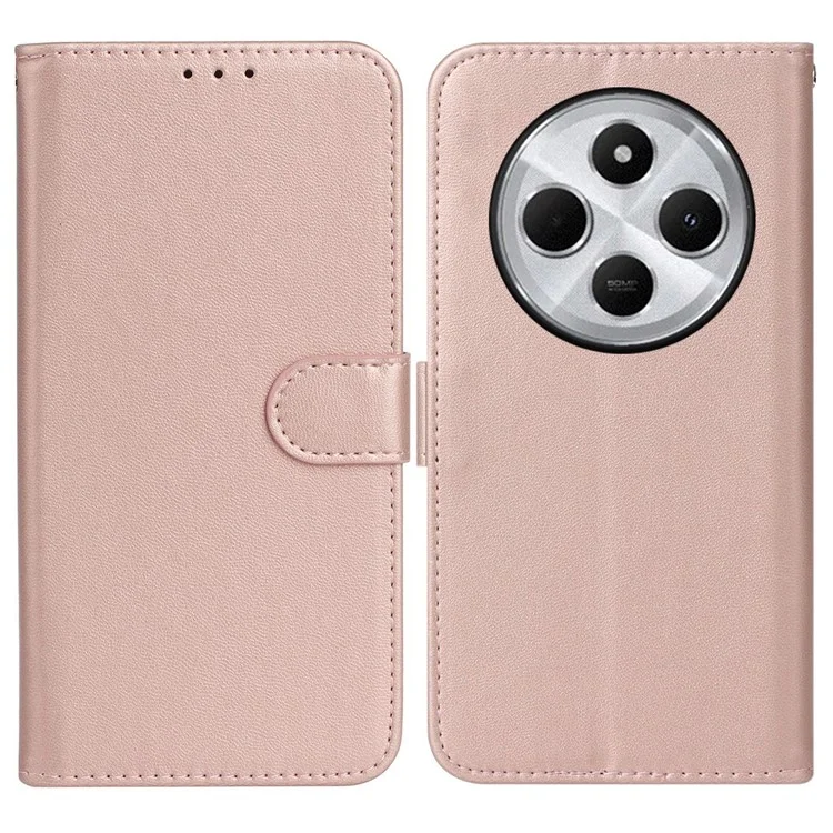 Для Xiaomi Redmi 14c 4G Case Cake Chiember Plip Phone Cover Card Card Card Plot Slot Slot - Розовое Золото