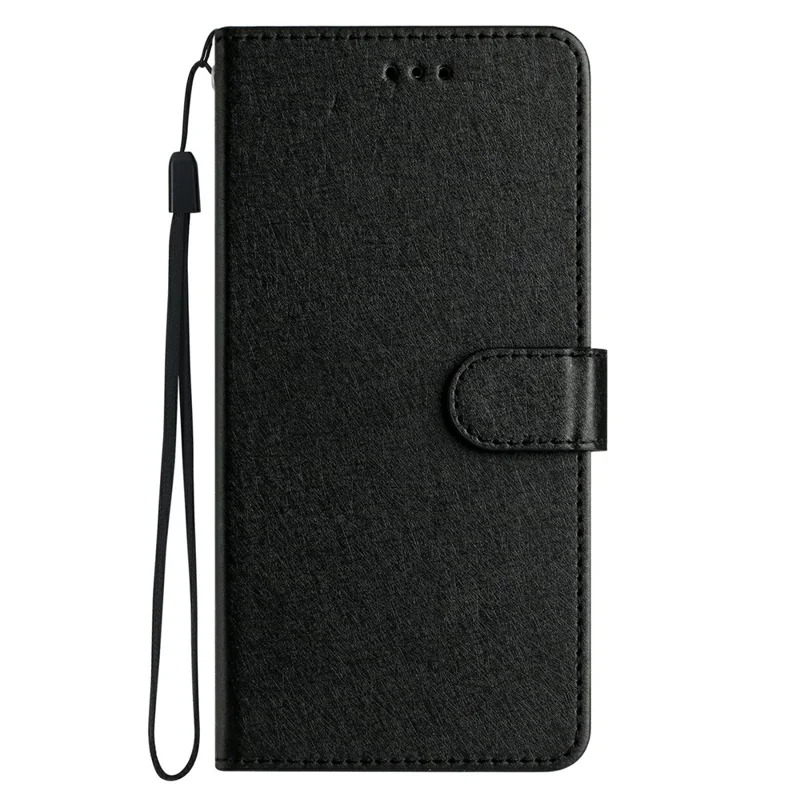 Etui portfelikowe do Xiaomi 14T Pro, skórzane etui folio z magnesem - czarne