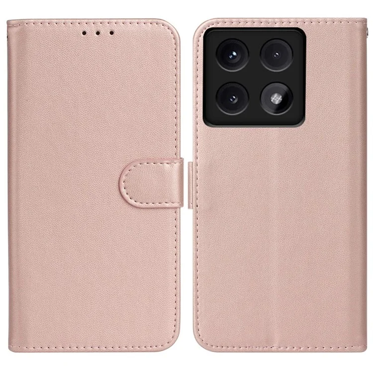 Для Xiaomi 14t Case Case Cute Flip Phone Cover Cople Call Holder Slot Plot Slot - Розовое Золото