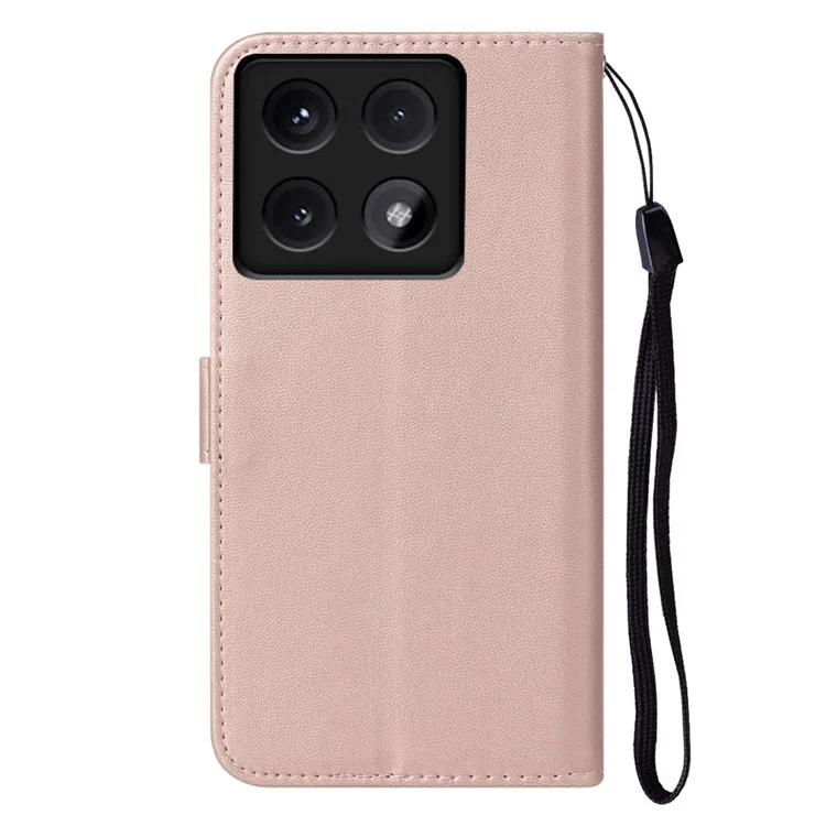 Для Xiaomi 14t Case Case Cute Flip Phone Cover Cople Call Holder Slot Plot Slot - Розовое Золото