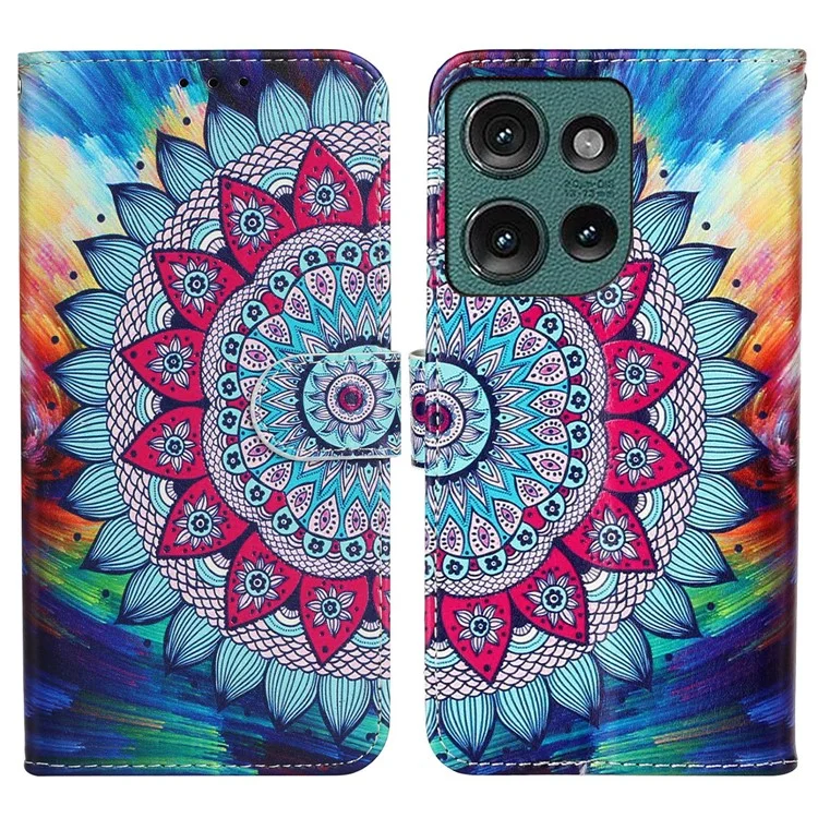 Для Motorola Edge 50 5G Case Patter - Цветок Мандалы