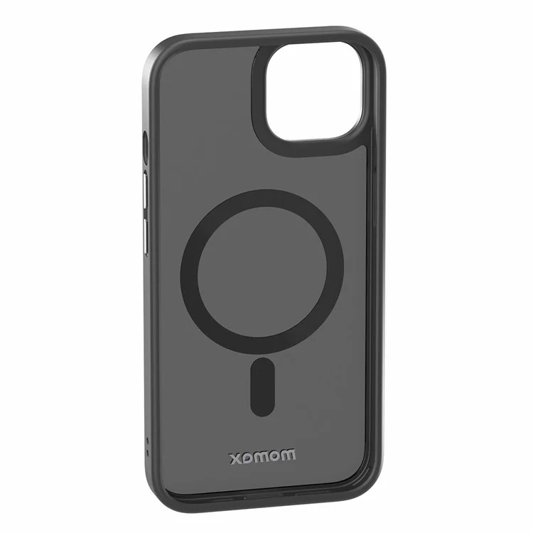 MOMAX CP for iPhone 14 Pro Max Magnetic Case Compatible with Magsafe, Anti-Scratch Hard PC Soft TPU Matte Cover - Black