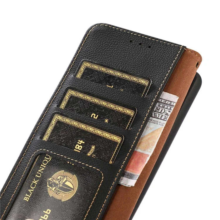 Khazneh Para Xiaomi Redmi 14C 4G Casa Genuina Capela de Cataça de Cata - Preto