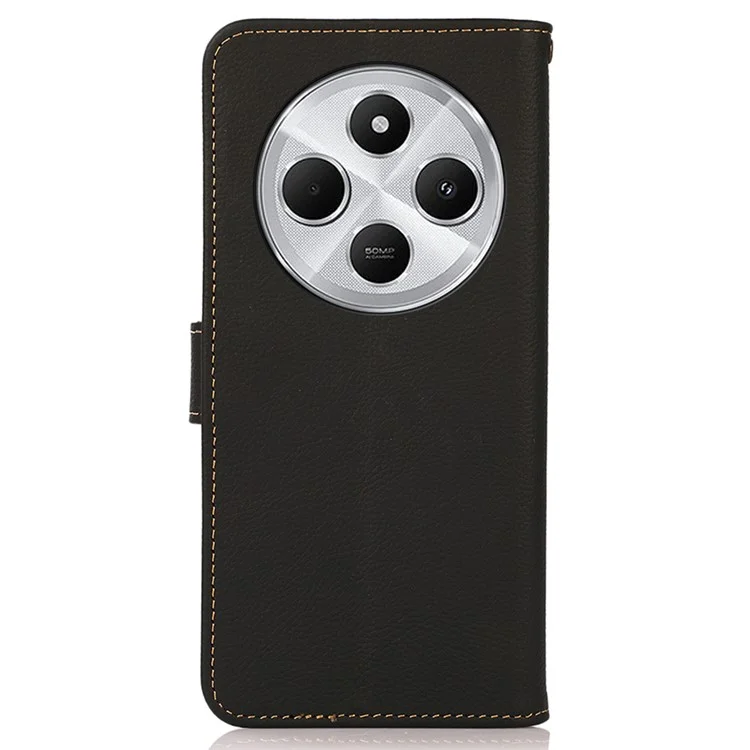 Khazneh Para Xiaomi Redmi 14C 4G Casa Genuina Capela de Cataça de Cata - Preto