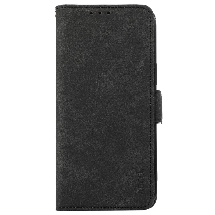 Abiel For Motorola Edge 50 Neo 5g Case Cake Leather Folio Stand View RFID Блокирующая Телефонная Крышка - Черный