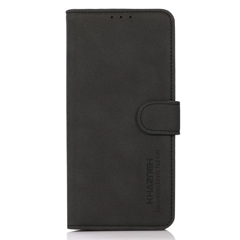 Khazneh Per Motorola Edge 50 5G Stand Case PU Coperchi - Nero