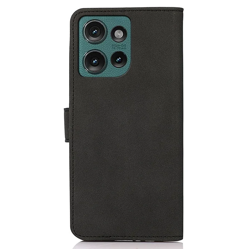 Khazneh Per Motorola Edge 50 5G Stand Case PU Coperchi - Nero