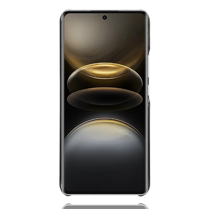 Per slot a doppia scheda Ultra 5G, custodia in pelle PU Ultra 5G con cover rigida in PC - Nera