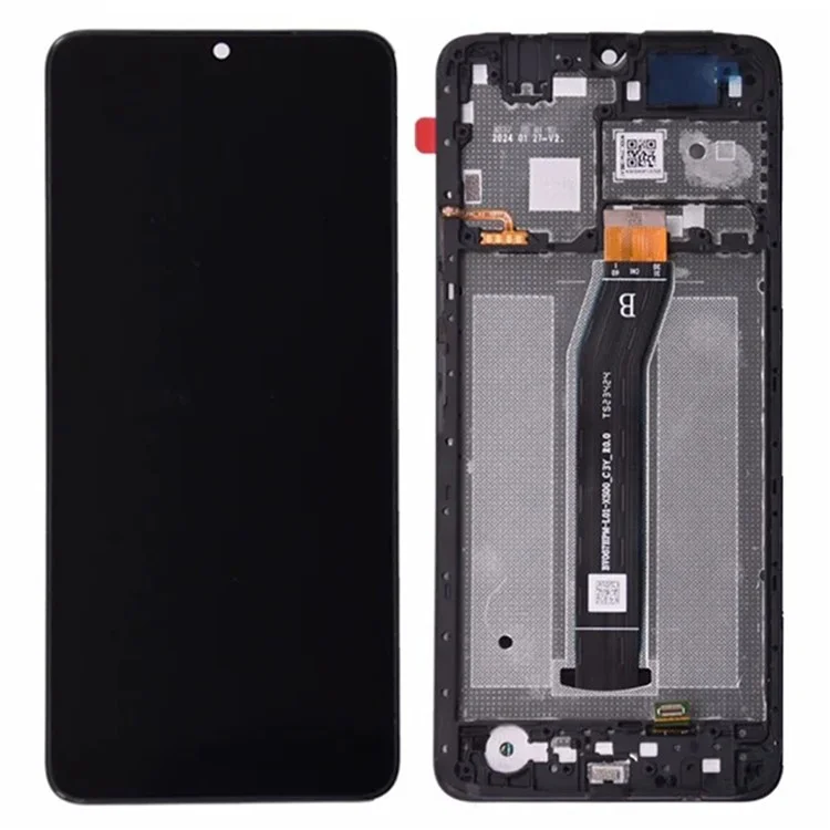 Für Xiaomi Poco C61 4G / Redmi A3 4G Klasse B LCD-Bildschirm und Digitizer-Baugruppe + Rahmen (ohne Logo) - Schwarz