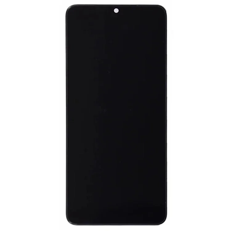 Für Xiaomi Poco C61 4G / Redmi A3 4G Klasse B LCD-Bildschirm und Digitizer-Baugruppe + Rahmen (ohne Logo) - Schwarz