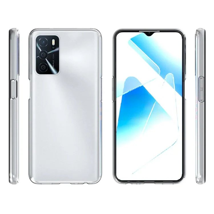 10 unidades / paquete para Oppo A16 / A16s Carcasa transparente sin marcas de agua Cubierta protectora de TPU
