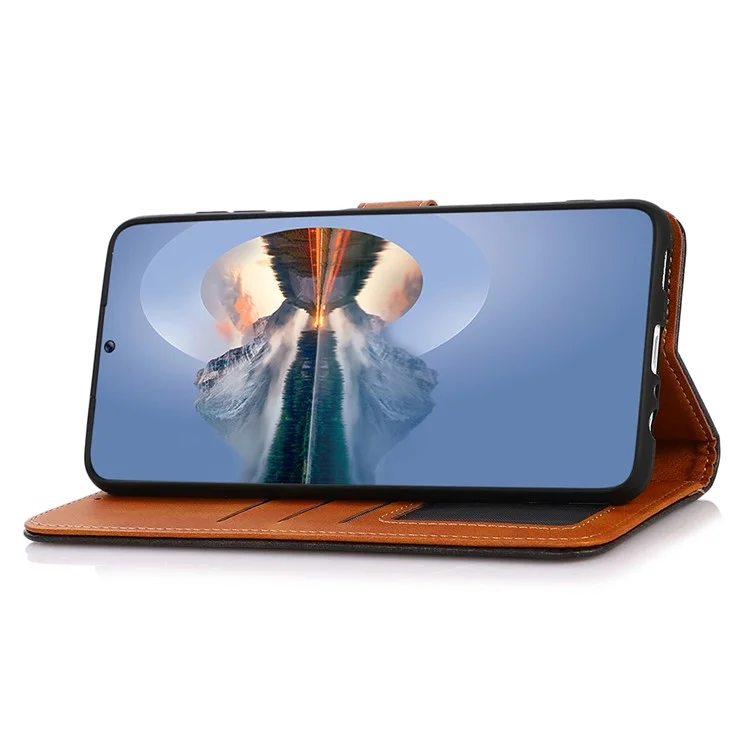 KHAZNEH For Xiaomi 14T Wallet Phone Case Stand Leather Flip Cover - Black
