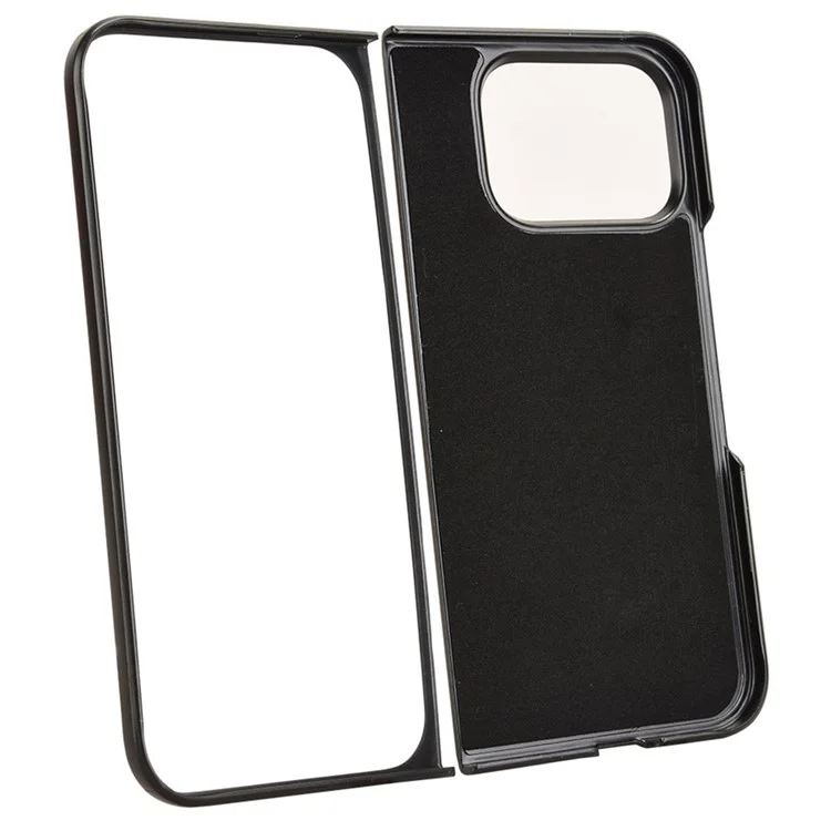 Per Google Pixel 9 Pro Fold 5G Case Cowhide Texture in Pelle di Copertura Del Telefono pc - Arancia