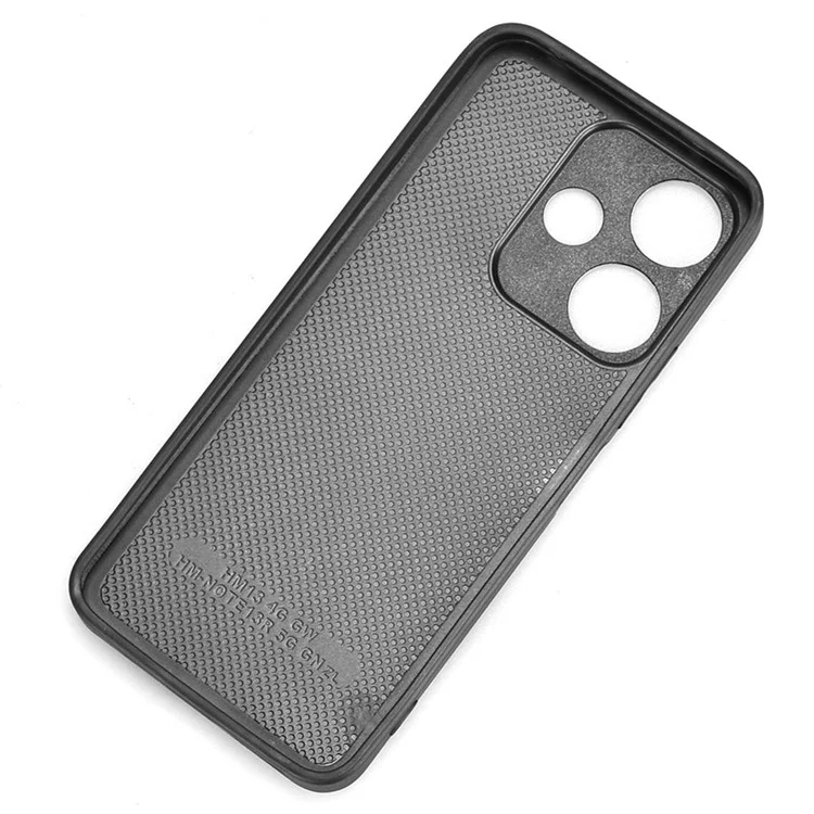 For Xiaomi Redmi 13 5G / 4G Case Wristband Kickstand Leather+PC+TPU Phone Cover with Bottle Opener - Black