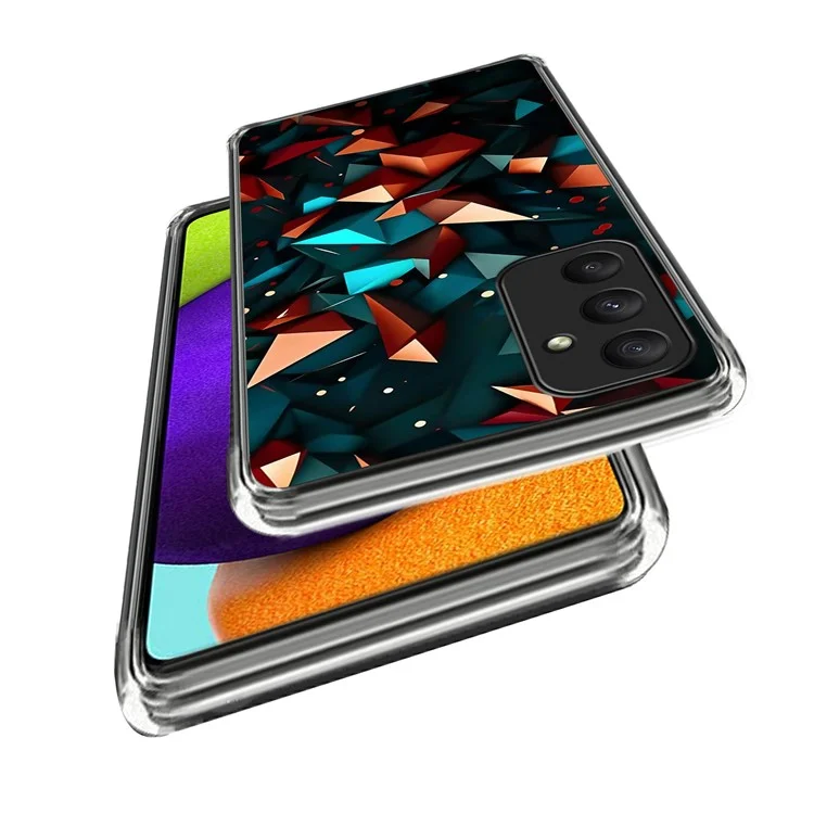 Для Samsung Galaxy A35 5G Case Shock-Absorbent Pattern Printed Printed Phone Cover - Стиль а