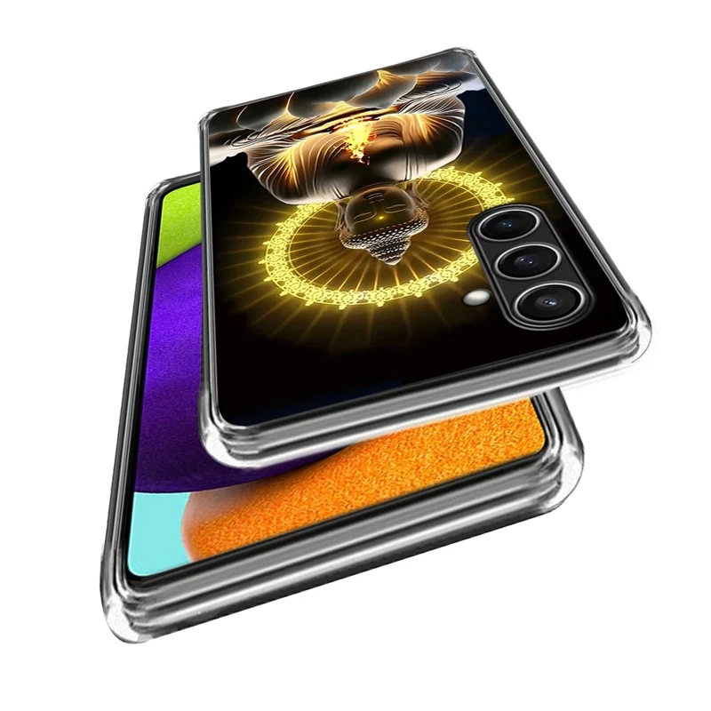 For Samsung Galaxy S24 FE Case Shock-Absorbent TPU Pattern Printed Phone Cover - Style M