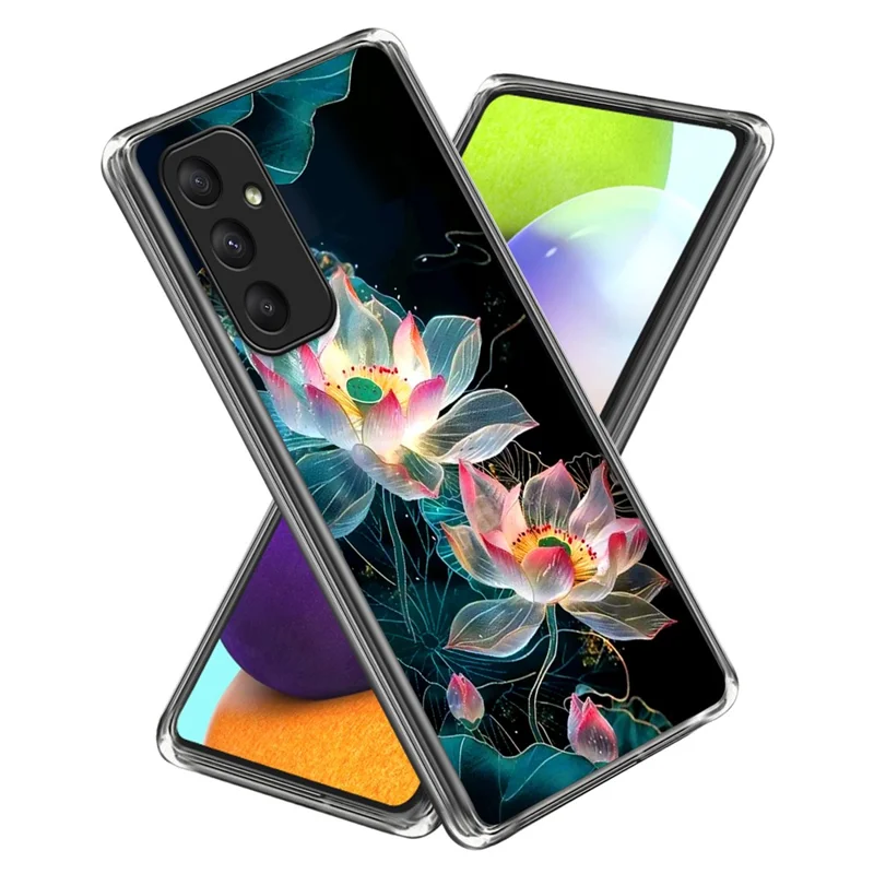 For Samsung Galaxy A55 5G Case Shock-Absorbent TPU Pattern Printed Phone Cover - Style E