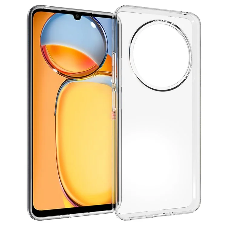 Pour Xiaomi Poco C75 4G / Redmi 14R 5G / 14C 4G Étui de téléphone transparent résistant à l'eau Étui de protection en TPU