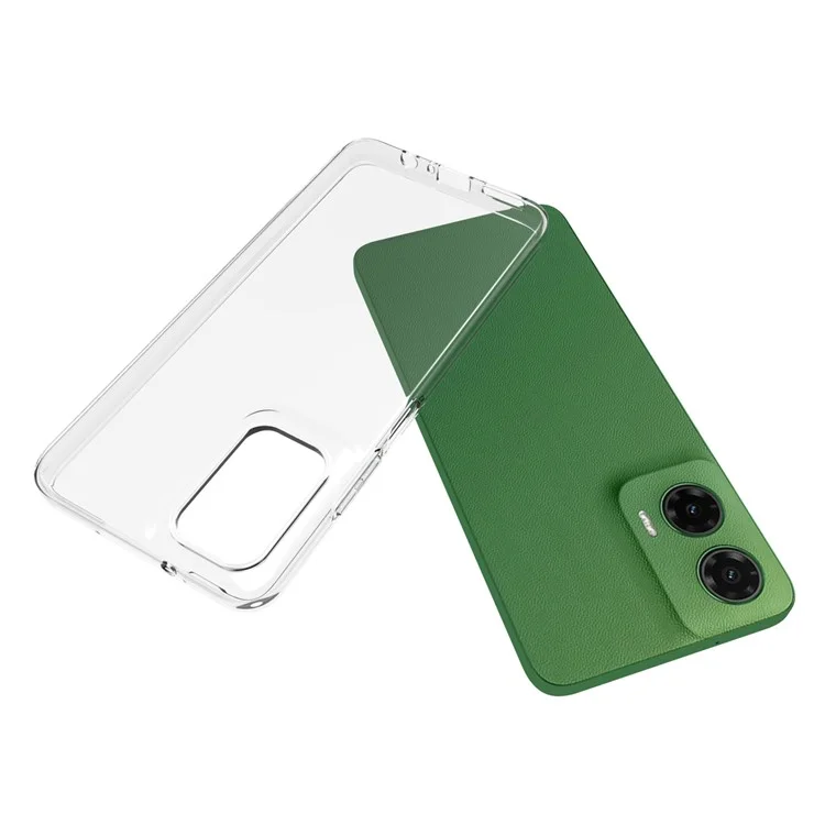 Compra Masiva Para Motorola Moto G35 5G Case de Teléfono Transparente TPU Resistente a la Marca