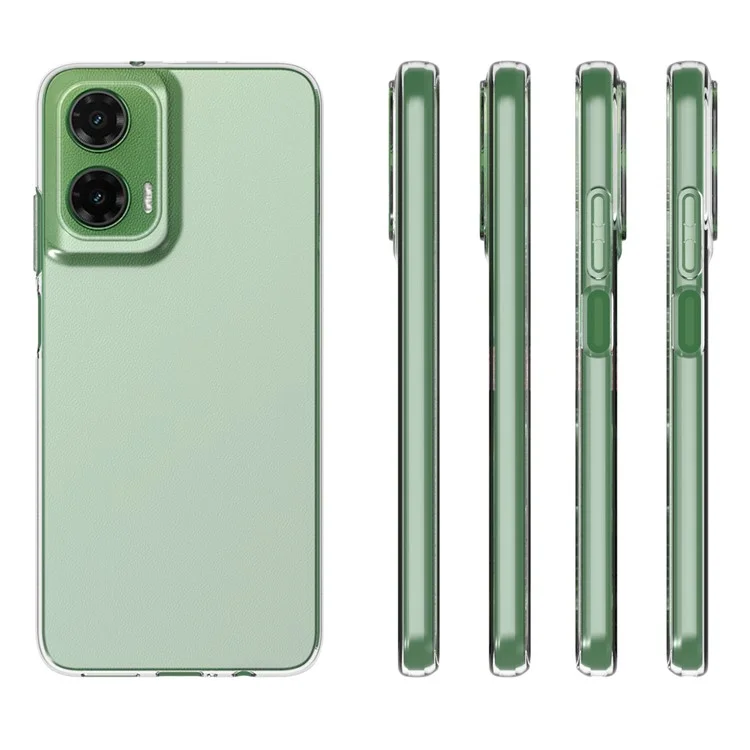 Compra Masiva Para Motorola Moto G35 5G Case de Teléfono Transparente TPU Resistente a la Marca