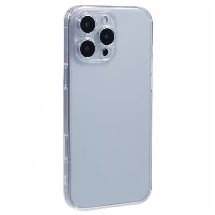 X-LEVEL For iPhone 16 Pro Max Case Precise Cutout Matte Tempered Glass+TPU Phone Cover - Transparent