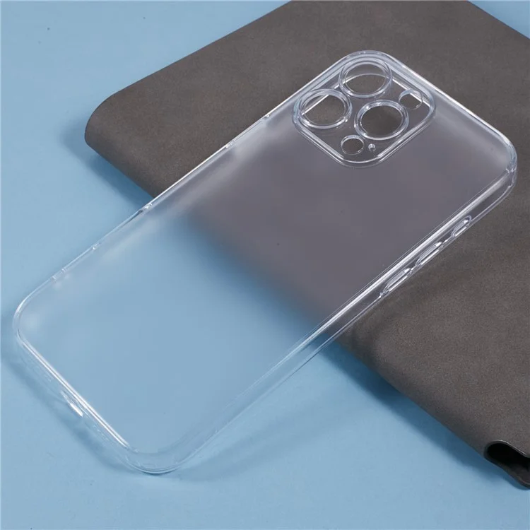 X-LEVEL For iPhone 16 Pro Max Case Precise Cutout Matte Tempered Glass+TPU Phone Cover - Transparent